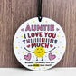 Gift For Best Auntie I Love You This Much Auntie Birthday Gift
