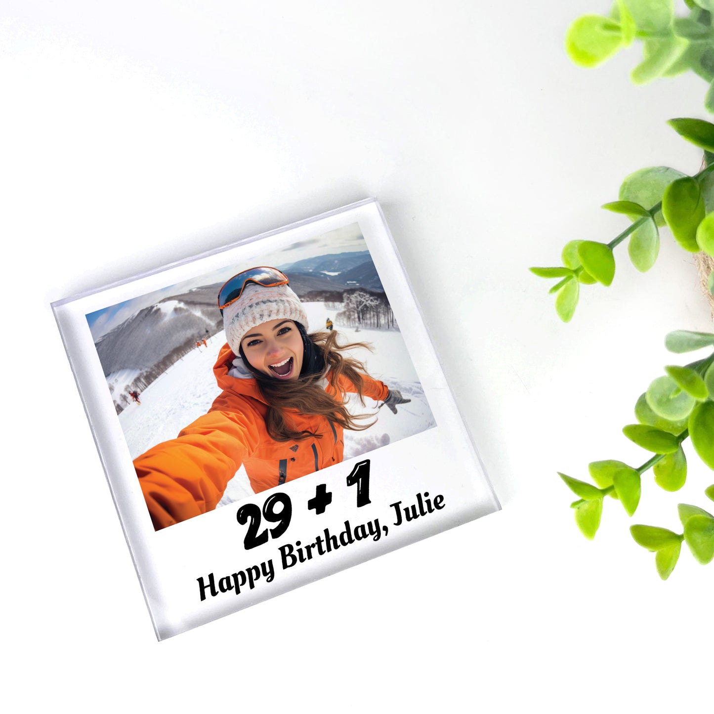 Funny 30th Birthday Gift For Him Her Personalised Photo Block