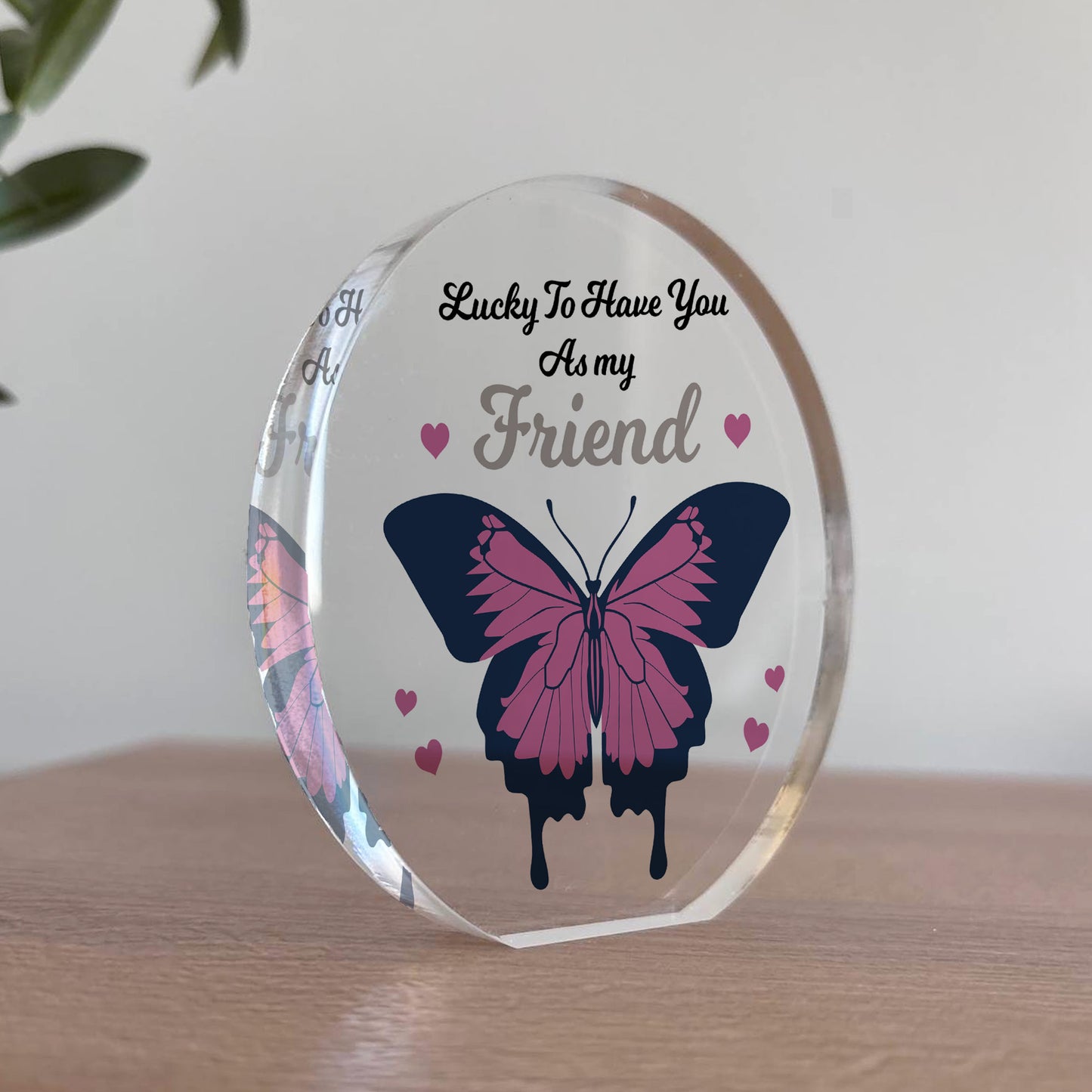 Friendship Gifts For Him Her Acrylic Plaque BEST FRIEND GIFT