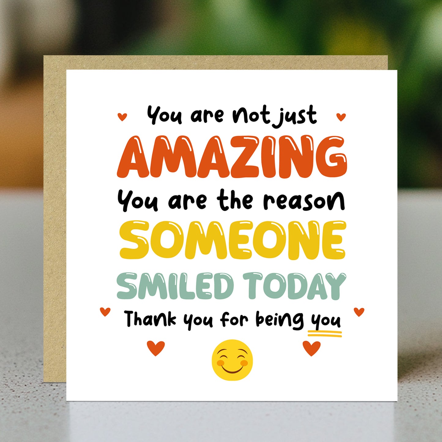 Thank You Card For Someone Special Thank You Card For Teacher