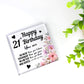 21st Birthday Acrylic Plaque 21st Birthday Gifts for Girls