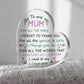 Mum Heart Acrylic Plaque Gifts for Mum Christmas Birthday