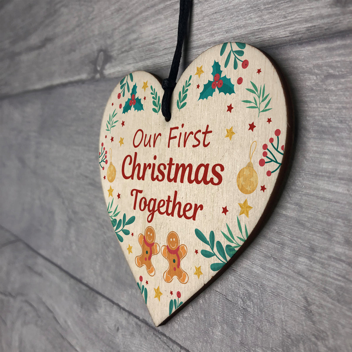 Our First Christmas Together Bauble Novelty Gift For Couple