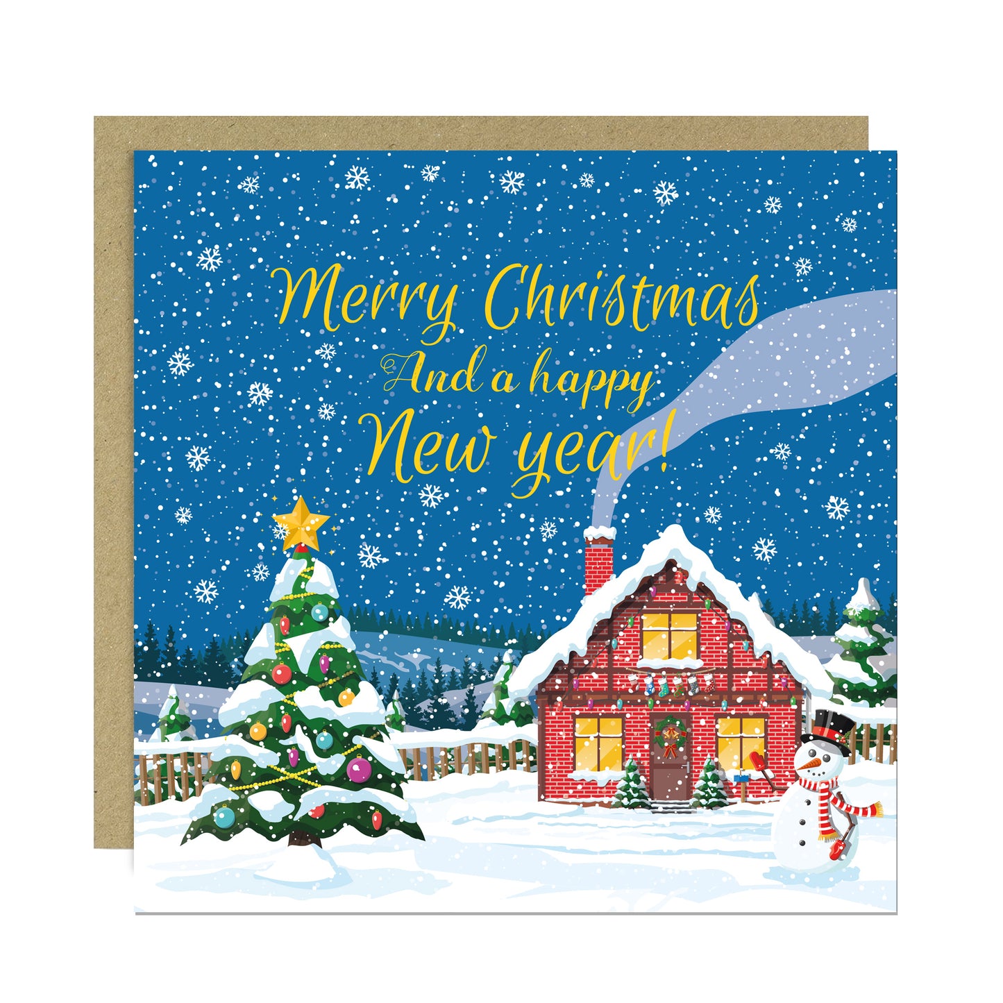 Christmas Cards Multipack of 6 Xmas Santa Cards For Family