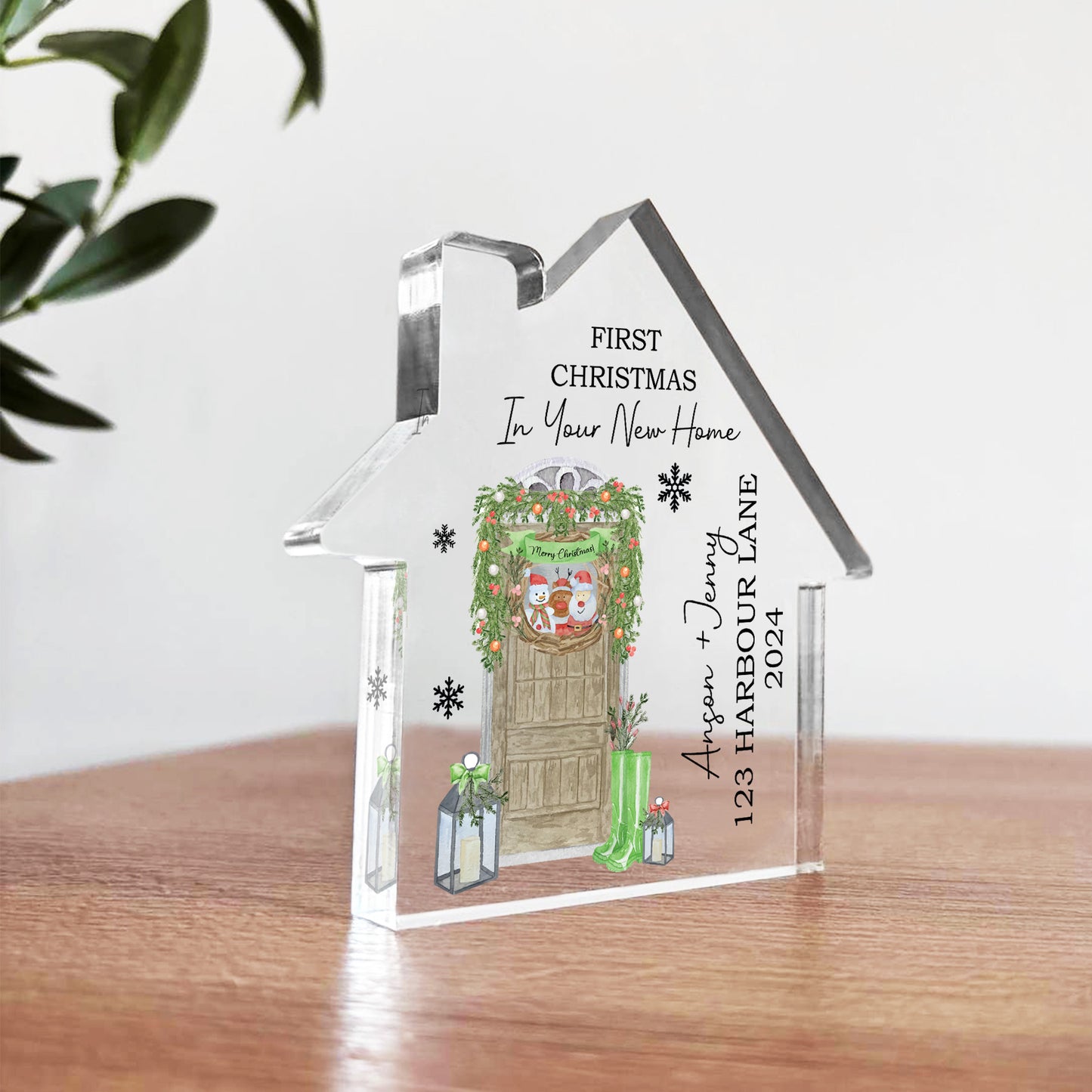 Personalised Christmas Decoration 1st Christmas In Your New Home