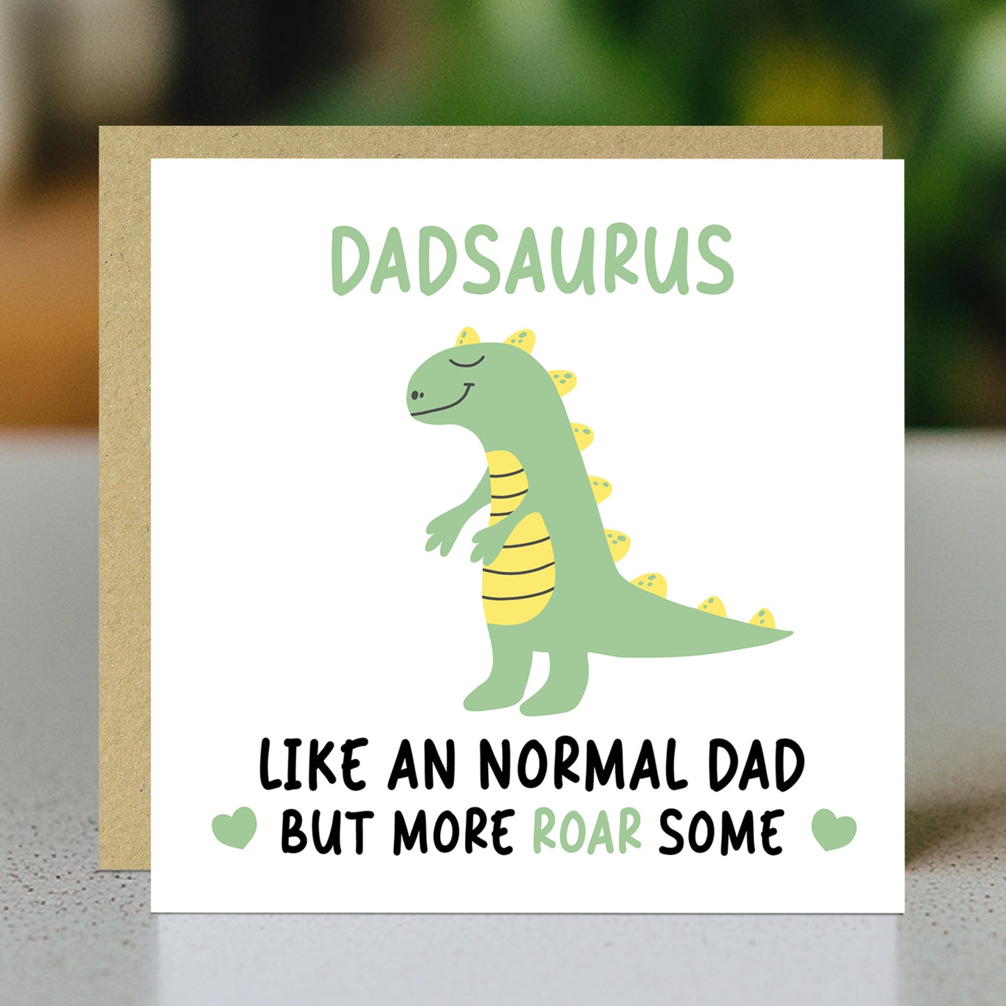 Dad Birthday Card for Her Dadsaurus Fathers Day Card For Dad