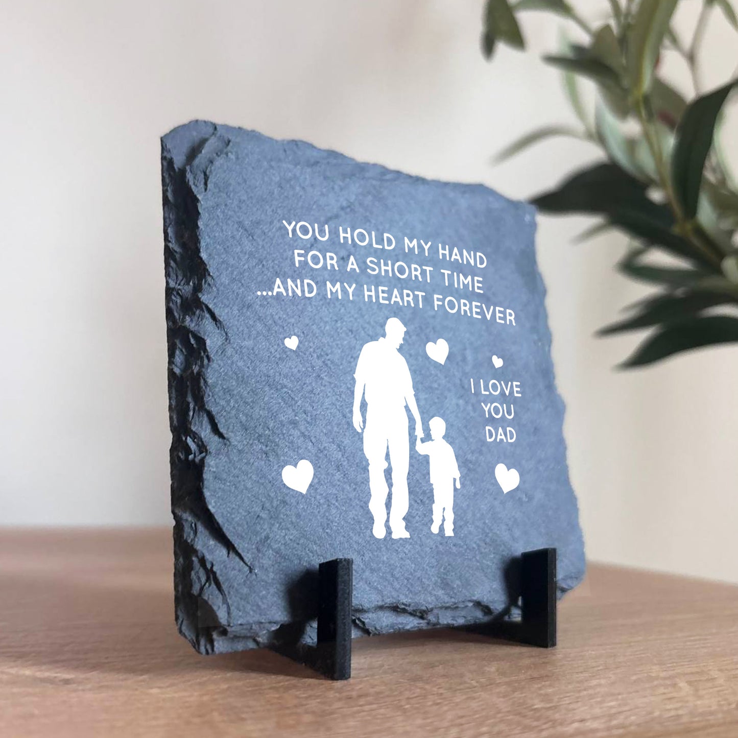 Dad Gifts From Son Father And Son Gift Slate Plaque Dad Son Gift