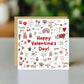 HAPPY VALENTINES DAY CARD For Husband Wife Novelty Valentines