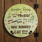 Garden Rules Wall Sign Garden Signs and Plaques Novelty Gift