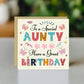 Aunty Birthday Cards Happy Birthday Card For Aunty Birthday Card