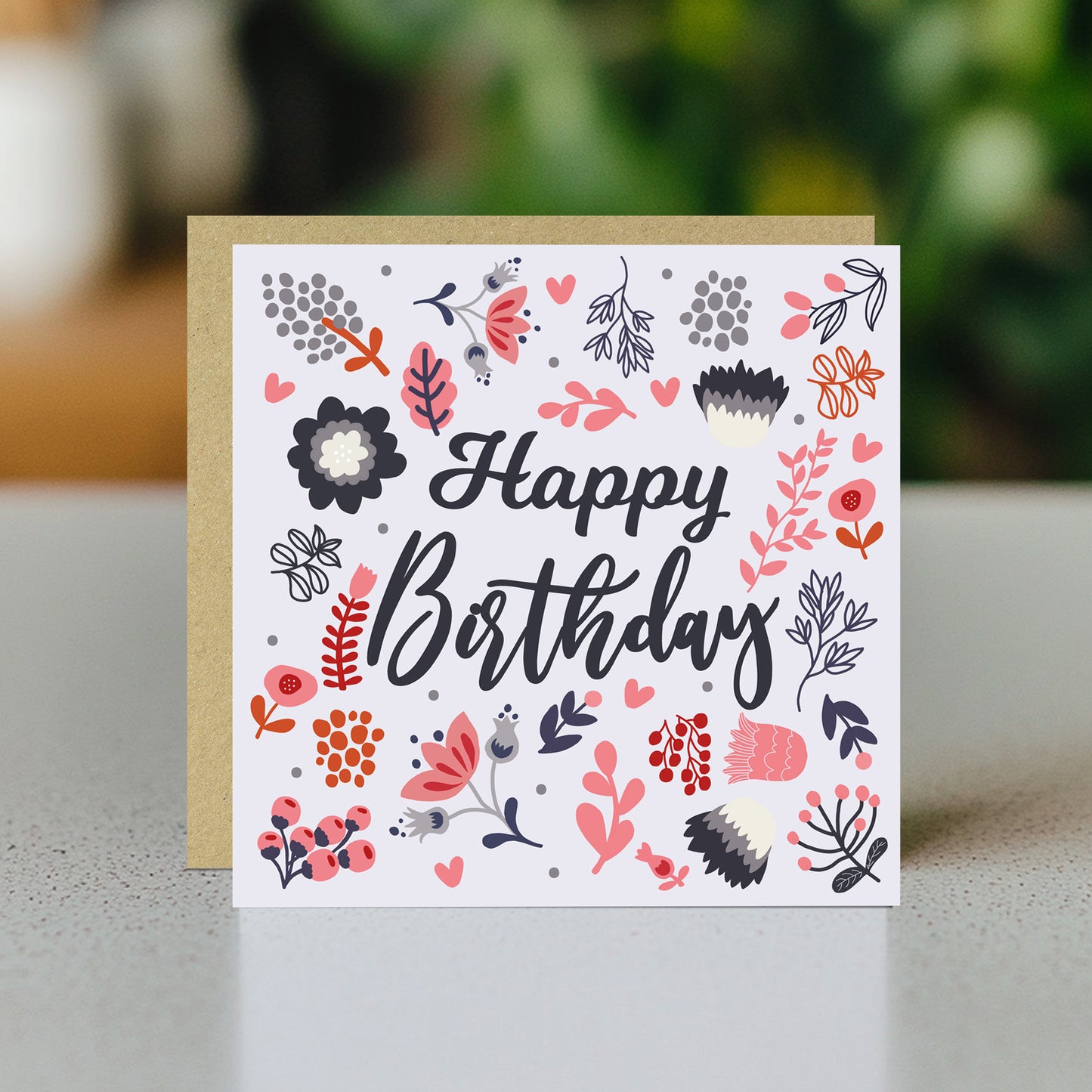 Happy Birthday Floral Card For Women Birthday Card For Friends