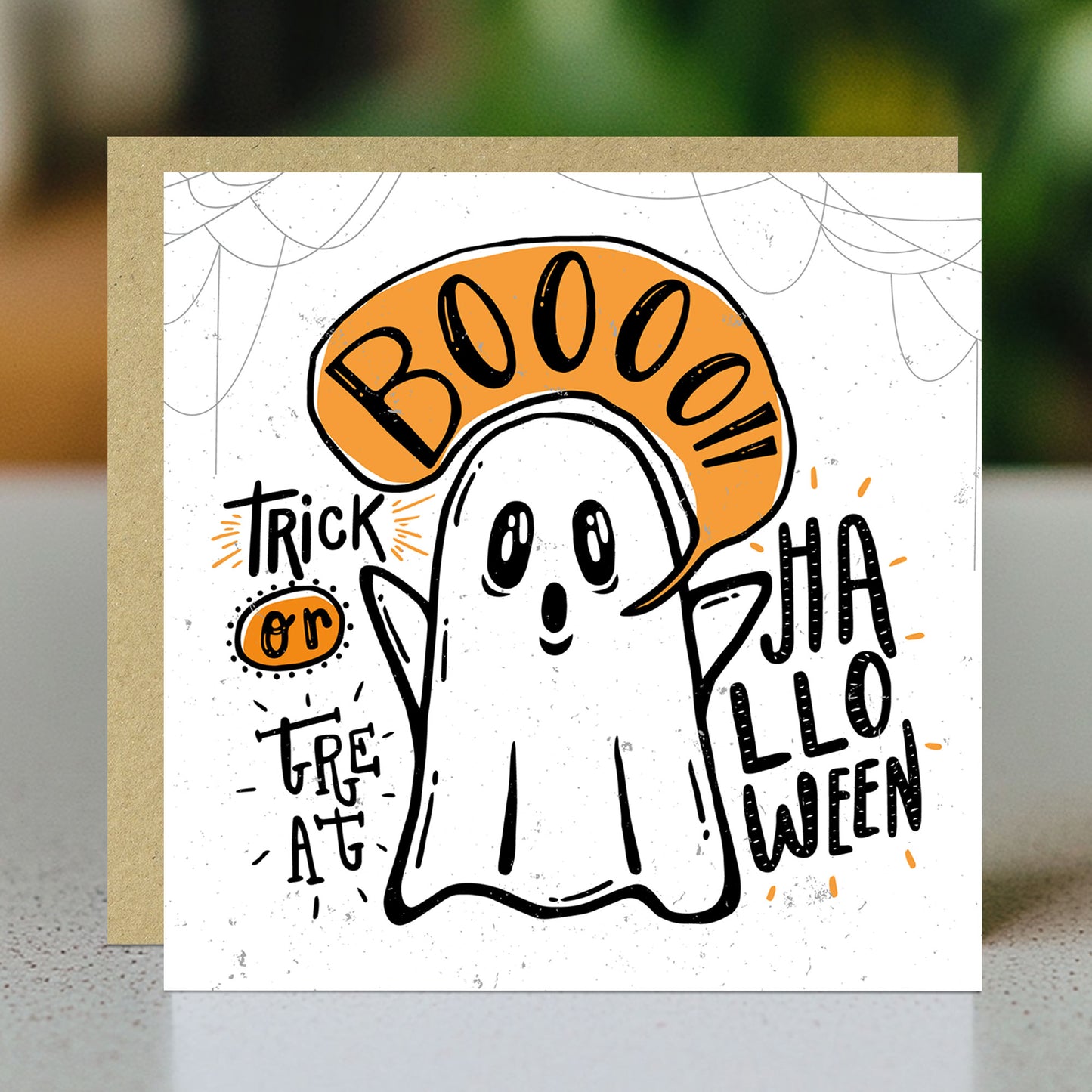BOO Halloween Card For Friend Daughter Son Couple Card For Him