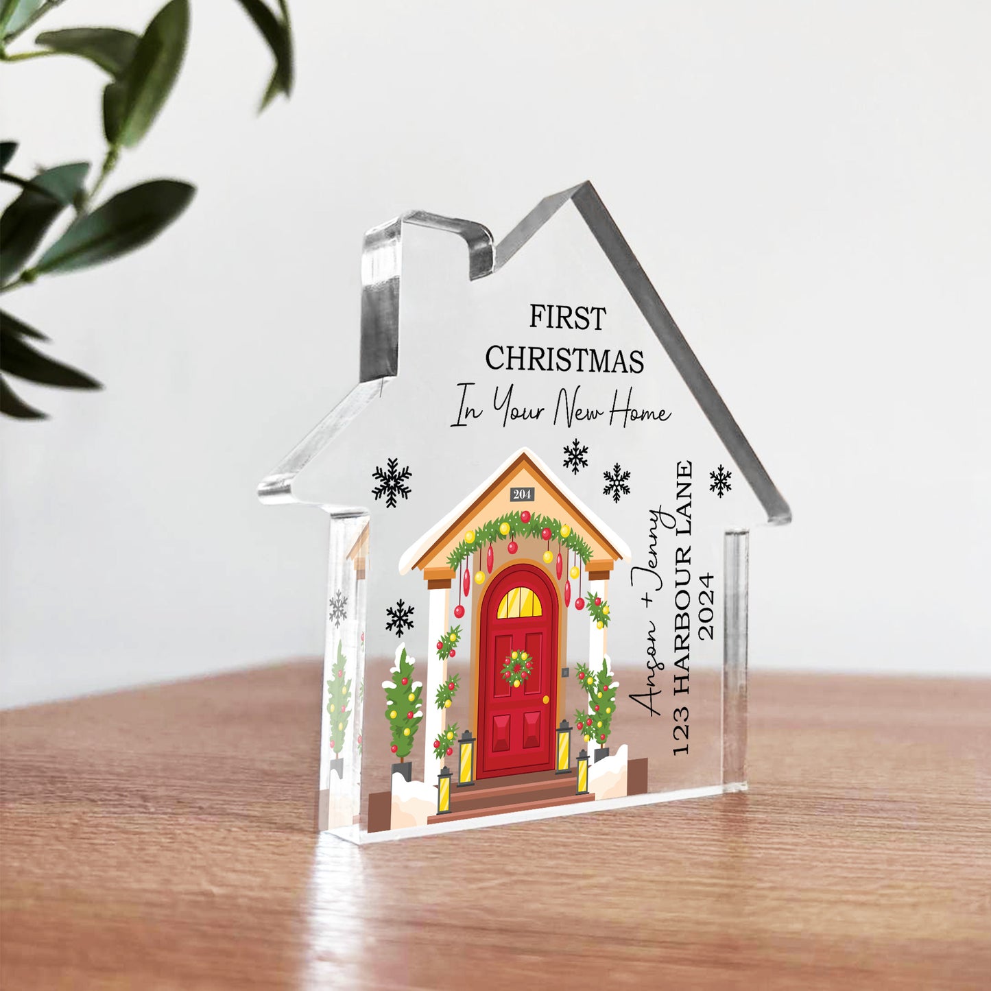 First Christmas in Your New Home Decoration Acrylic New Home