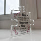 Nan Gifts Acrylic Puzzle Piece Best Nan Gifts from Grandson Gift