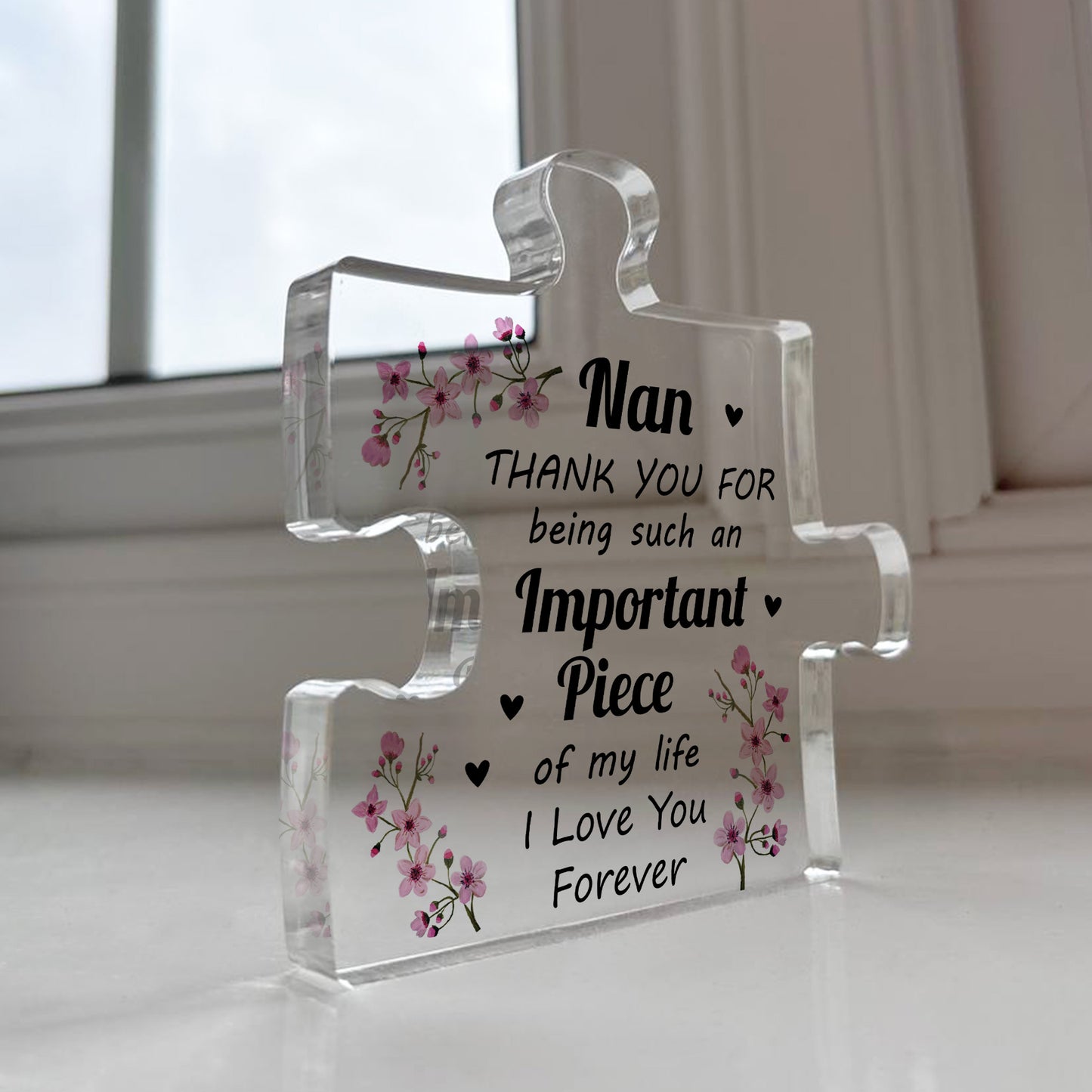 Nan Gifts Acrylic Puzzle Piece Best Nan Gifts from Grandson Gift