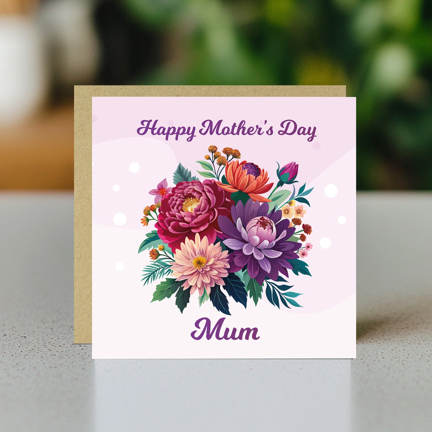 Happy Mothers Day Mum Card Mothers Day Card Mum Card