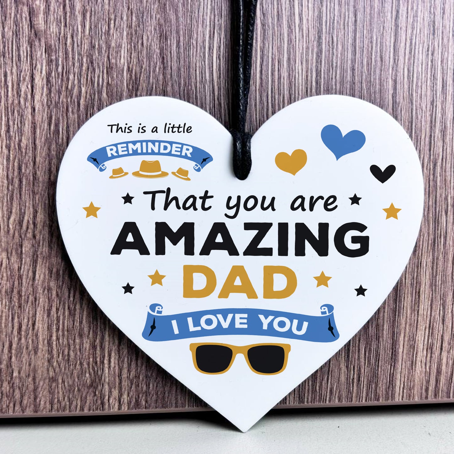 Gift For Dad For Fathers Day Birthday Amazing Dad Plaque Gift