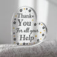 Gift For Colleague Volunteer Teacher Acrylic Plaque Thank You
