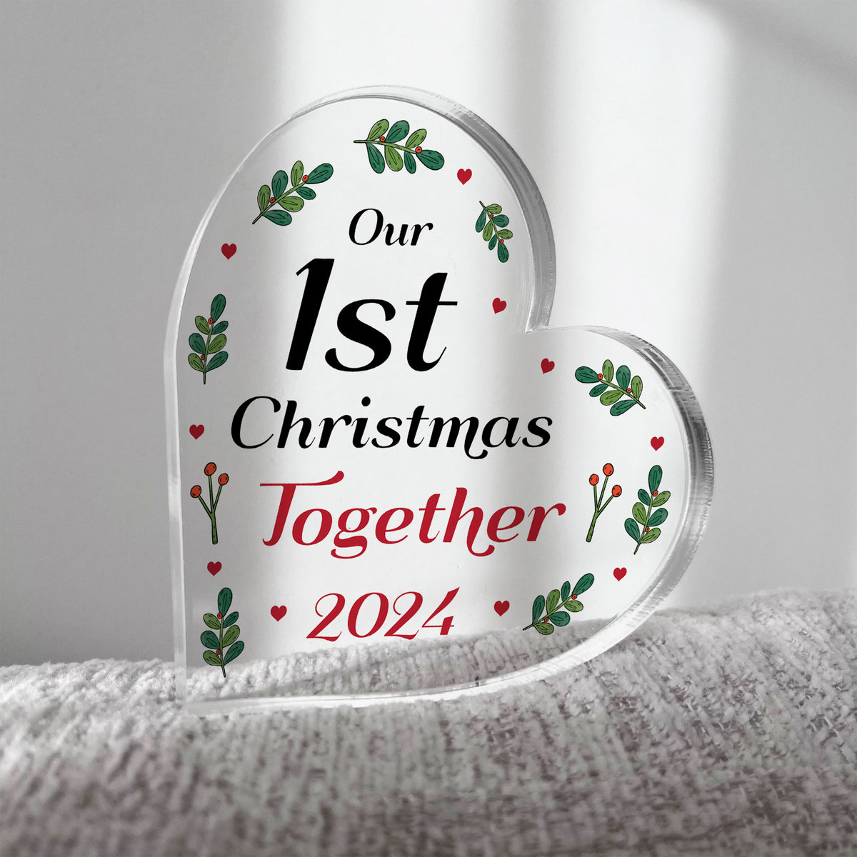 Our First Christmas Together Personalised Gift For Boyfriend