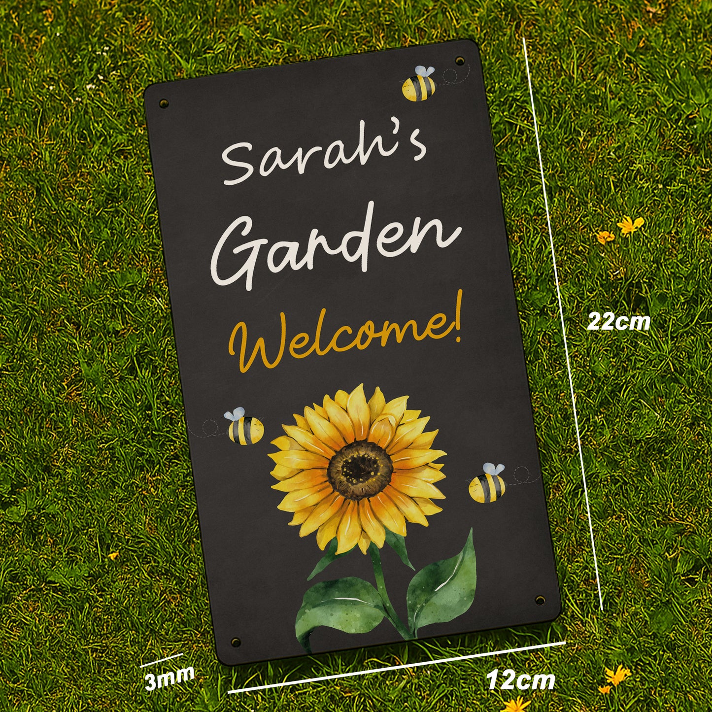 Personalised Garden Sign For Outside WELCOME Sign For Garden