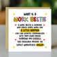 Birthday Card For Bestie WORK BESTIE Card With Kraft Envelope