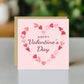 Valentines Card For Her 14x14 Card With Kraft Envelope Wife