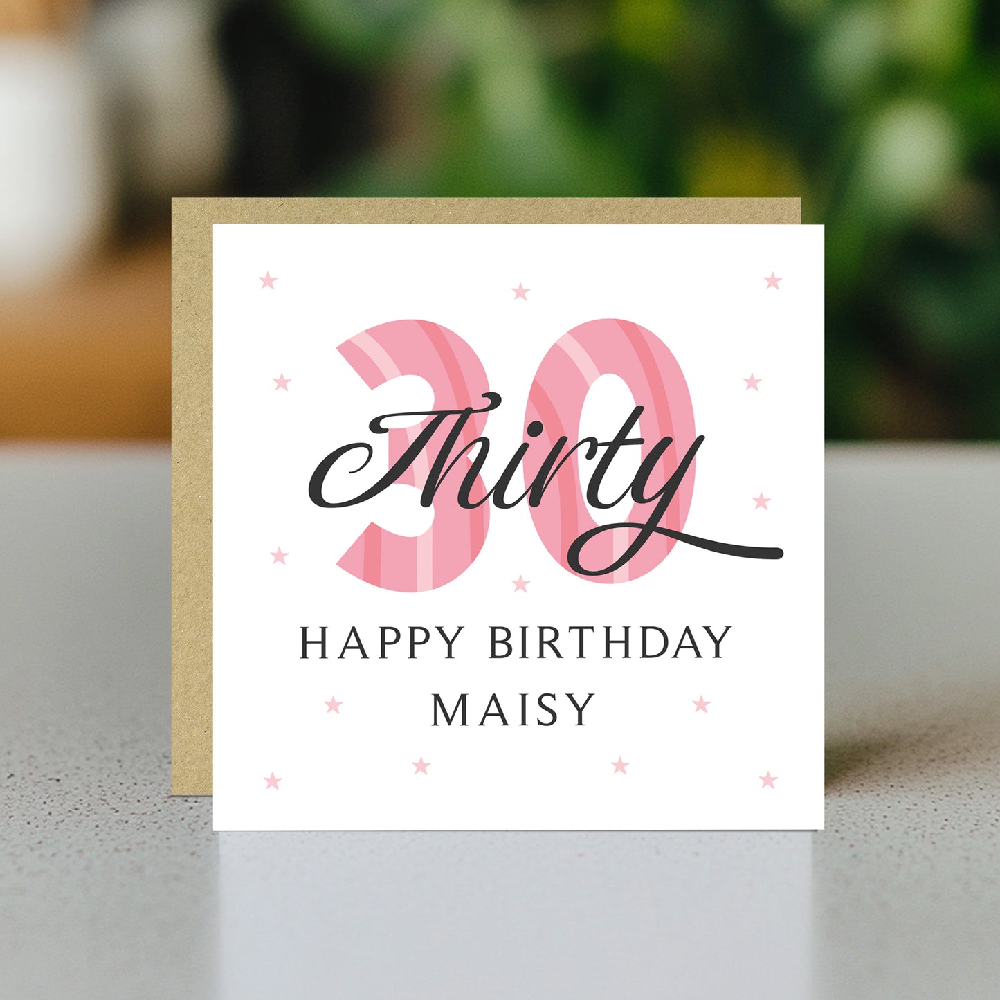 Personalised 30th Birthday Cards For Women Mum Auntie Daughter