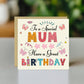 Mum Birthday Card Birthday Card For Mum Card From Son Daughter