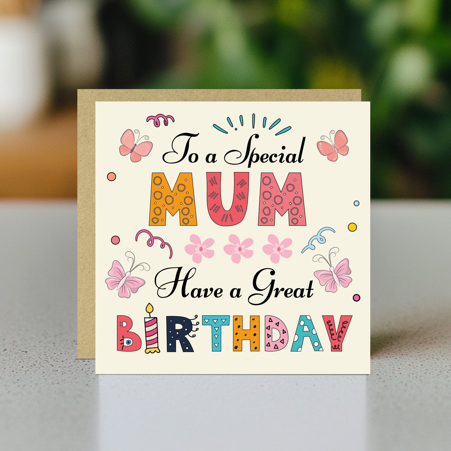 Mum Birthday Card Birthday Card For Mum Card From Son Daughter