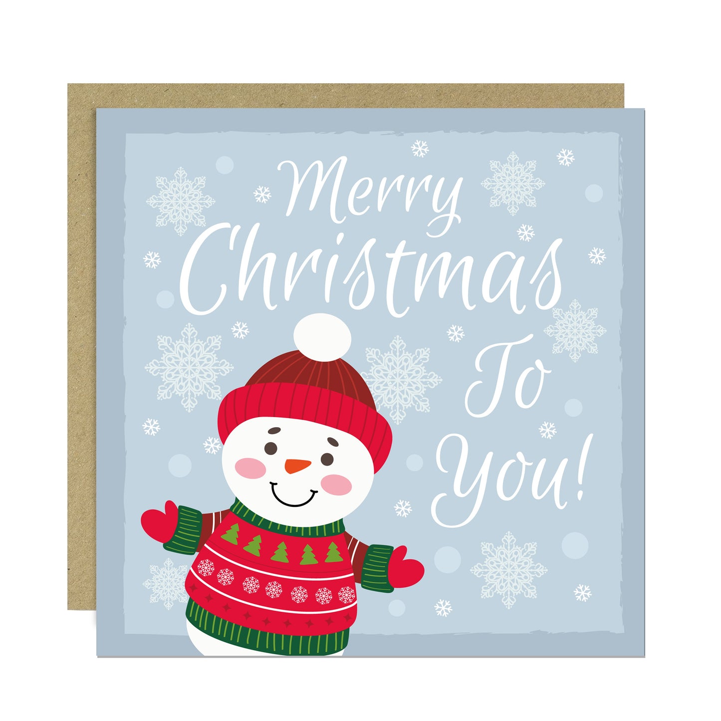 Christmas Cards Multipack of 6 Kids Children 145x145mm Teachers