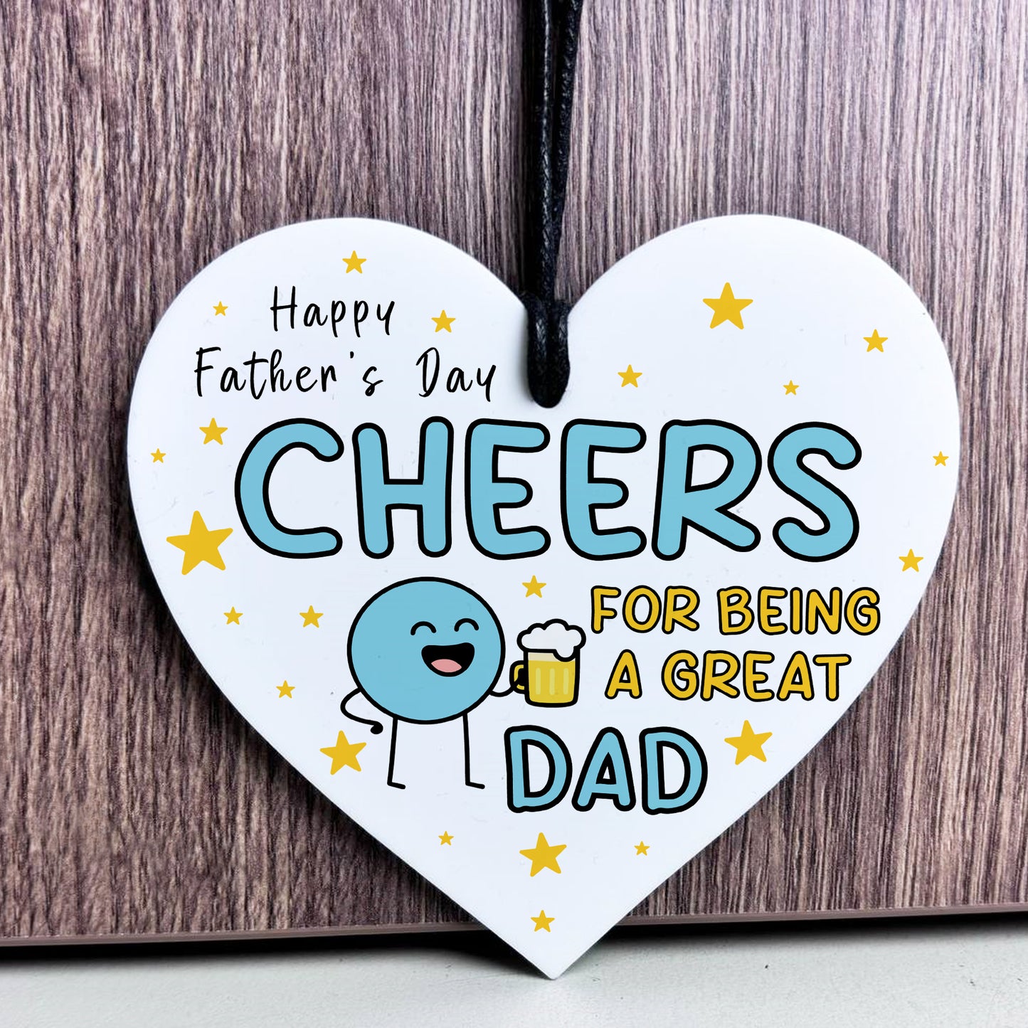 Funny Fathers Day Gift For Dad Cheers For Being A Great Dad