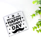 Fathers Day Gift For BEST DAD EVER Clear Freestanding Plaque