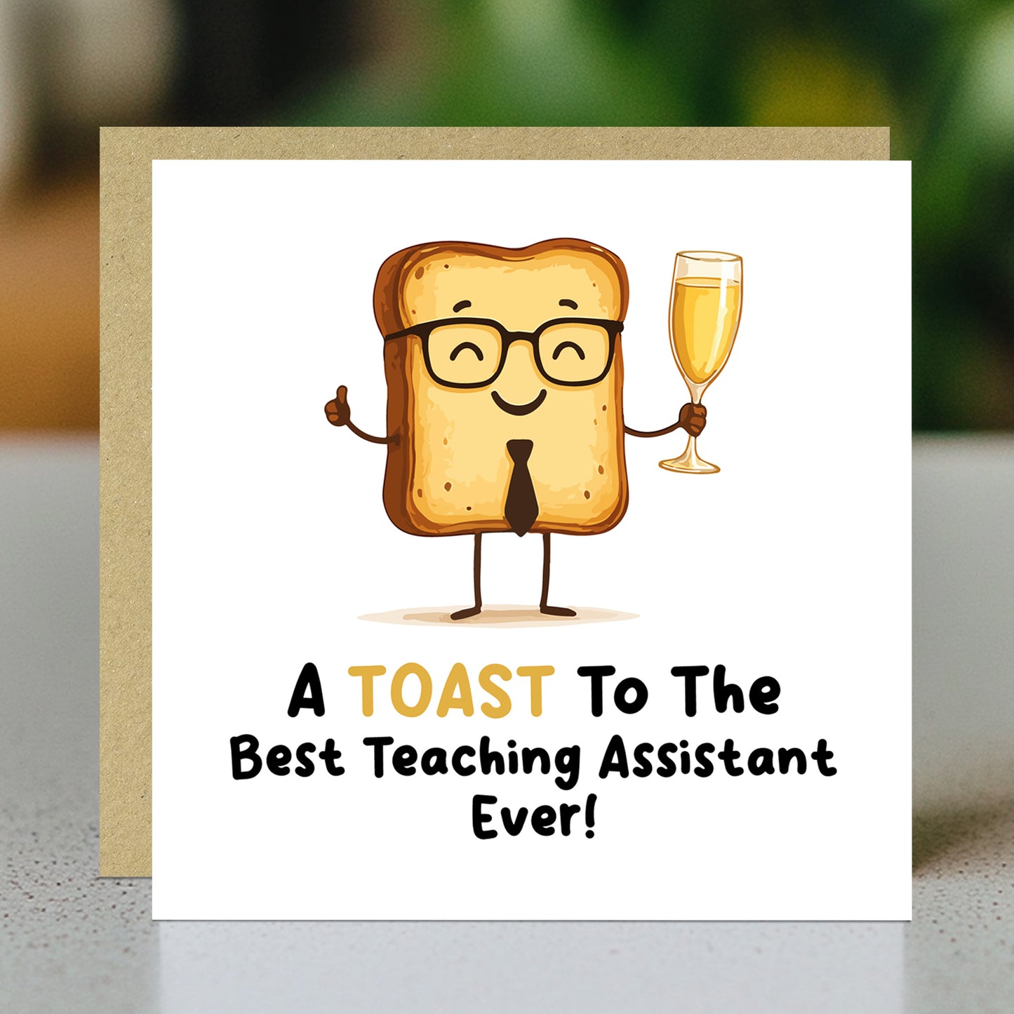 Novelty Leaving School Nursery Card For Teaching Assistant