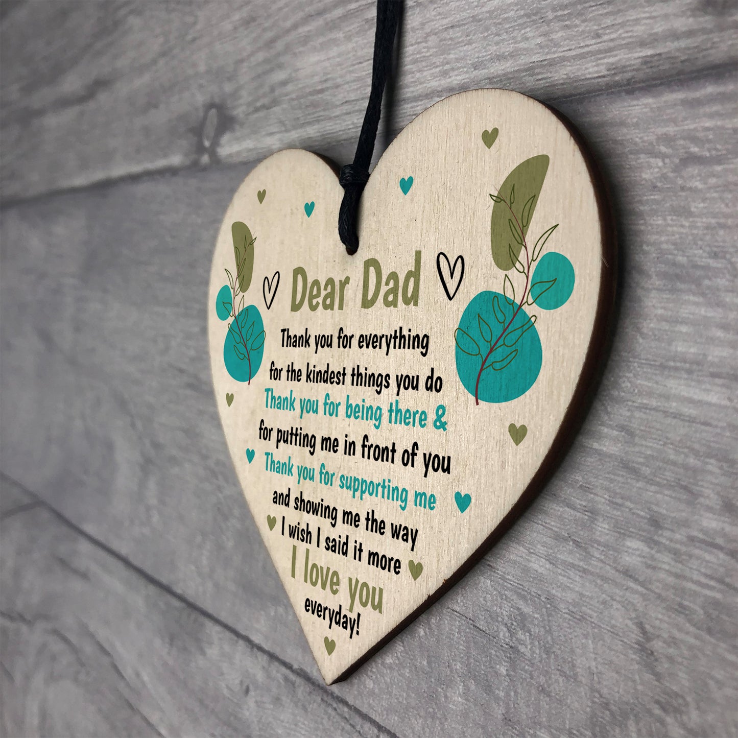 Cute Thank You Dad Love You Gift Fathers Day Birthday Christmas