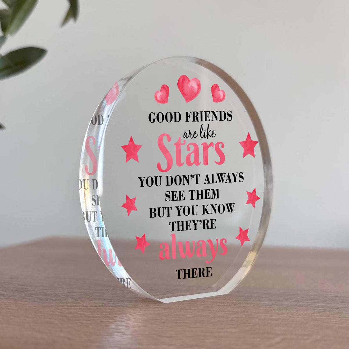 Good Friends Gift Ornament Acrylic Plaque Gift For Best Friend