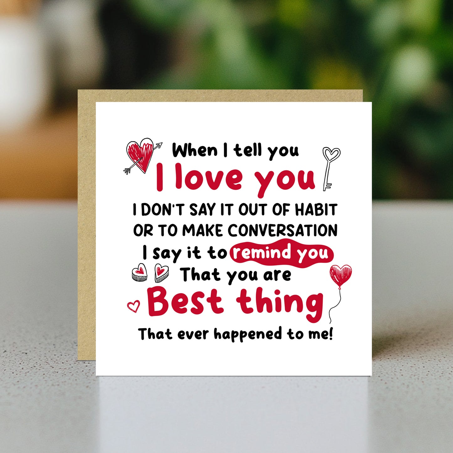 Anniversary Card Romantic Wedding Anniversary Card for Wife