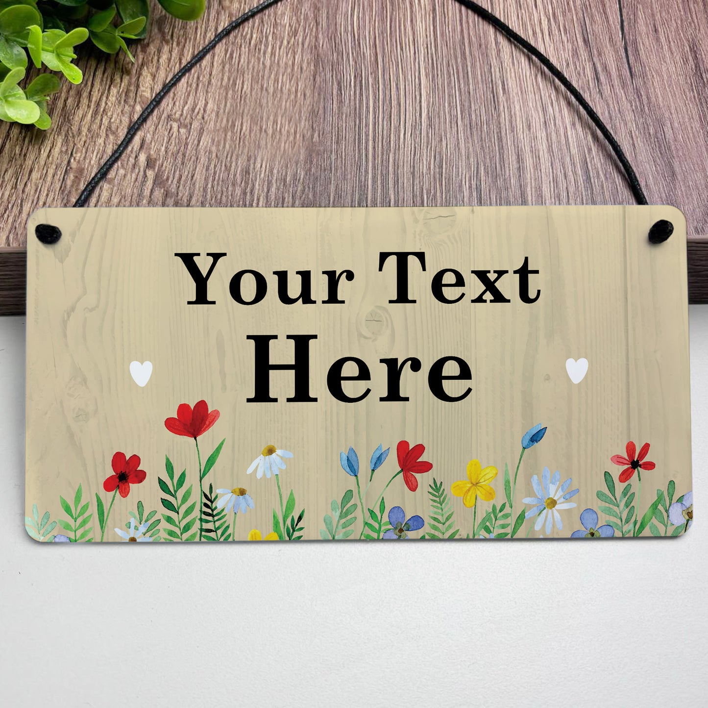Personalised Garden Plaque for Outside Garden Sign For Outdoor