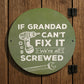 Funny Gift For Grandad For Birthday Fathers Day Cant Fix It
