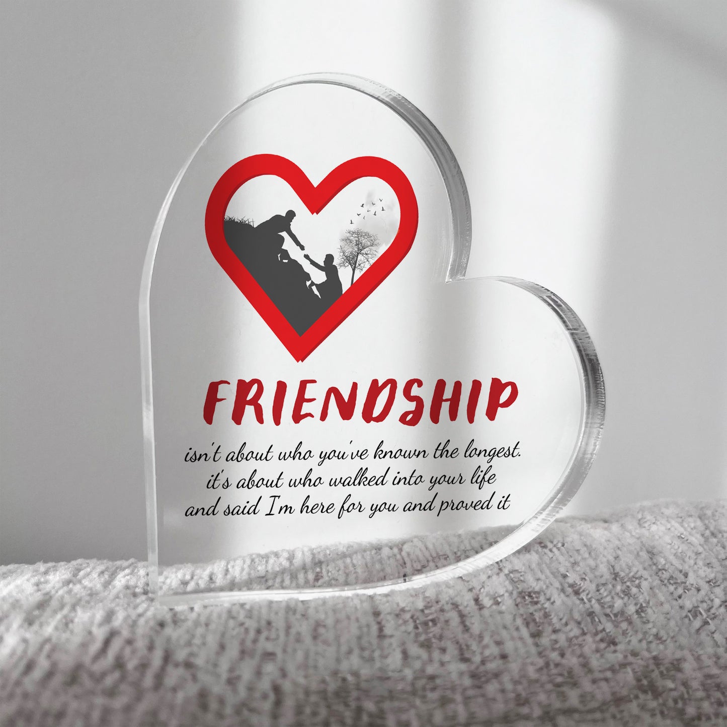 Thank You Gift For Best Friend Gift Standing Plaque FRIENDSHIP