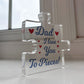 Gift For Dad I Love You To Pieces Gift From Daughter Son