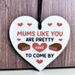 Funny Gifts For Mum Mums Rare To Come By Heart Plaque Mum Gifts