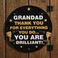 Grandad Gift For Fathers Day Birthday You Are Drilliant Man Cave
