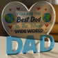 Gifts For Dad Birthday Gifts Plaque BEST DAD IN THE WORLD