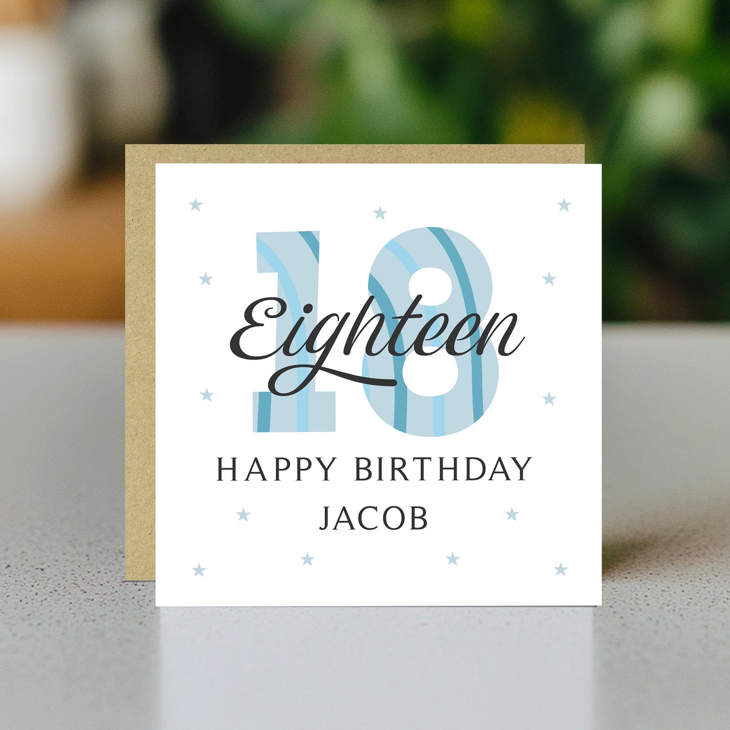 Personalised 18th Birthday Cards For Men Brother Son Grandson