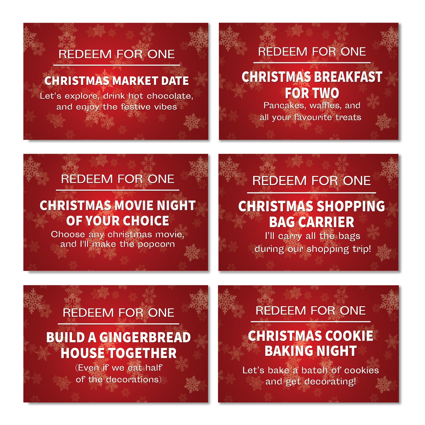 Christmas Boyfriend Gifts Coupons For Him Couples Gift Fun