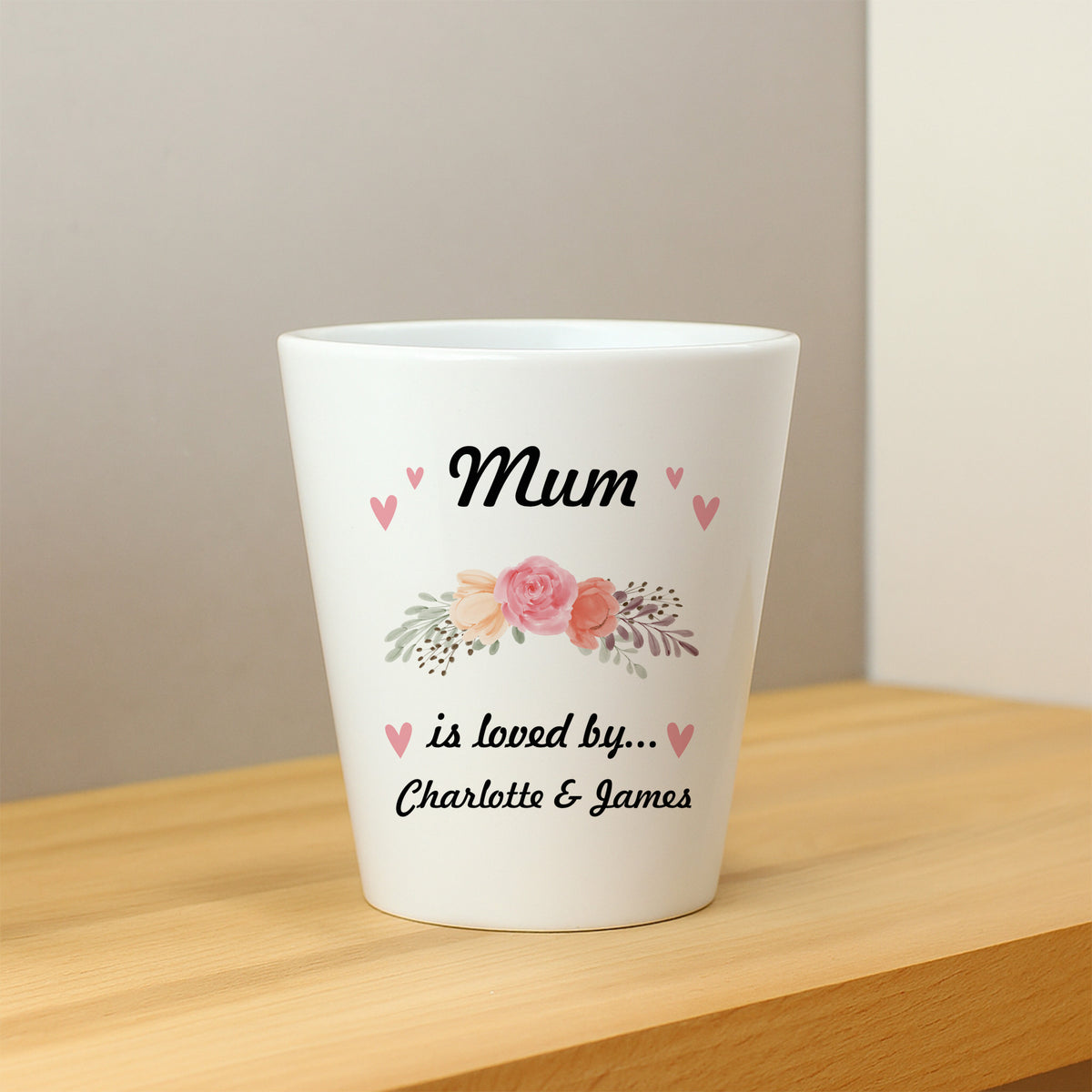 Personalised Mum Gifts Mum Plant Pot Mum Is Loved By Gifts