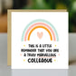 Thank You Card For Colleague New Job Gift Leaving Card