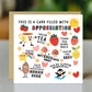 Card Of Appreciation Thank You Card For Teacher Assistant