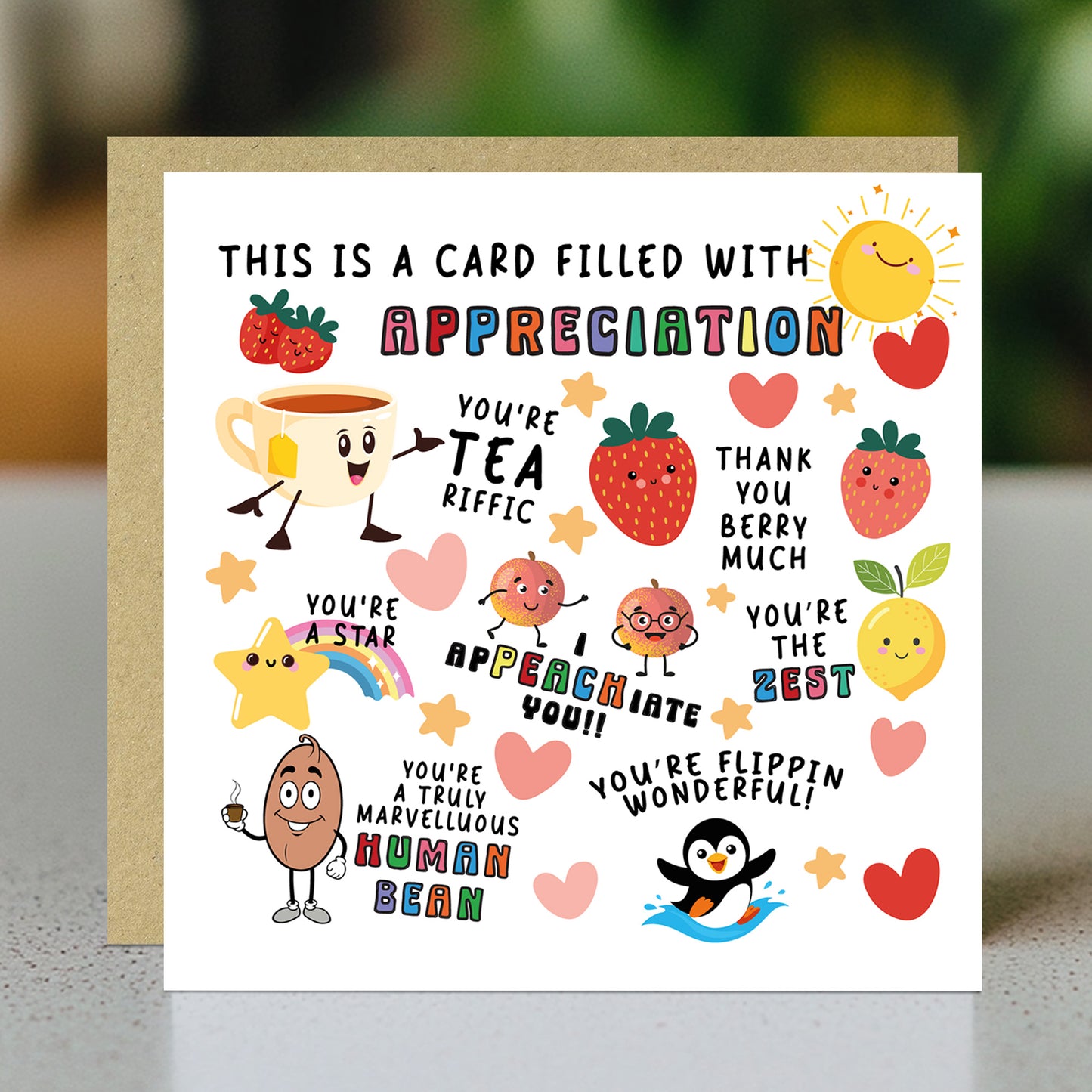 Card Of Appreciation Thank You Card For Teacher Assistant
