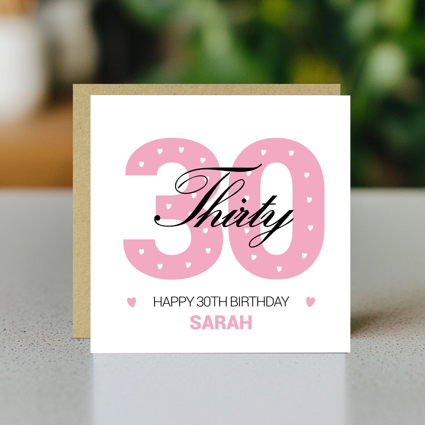 PERSONALISED 30th Birthday Card For Daughter Auntie Mum Friend